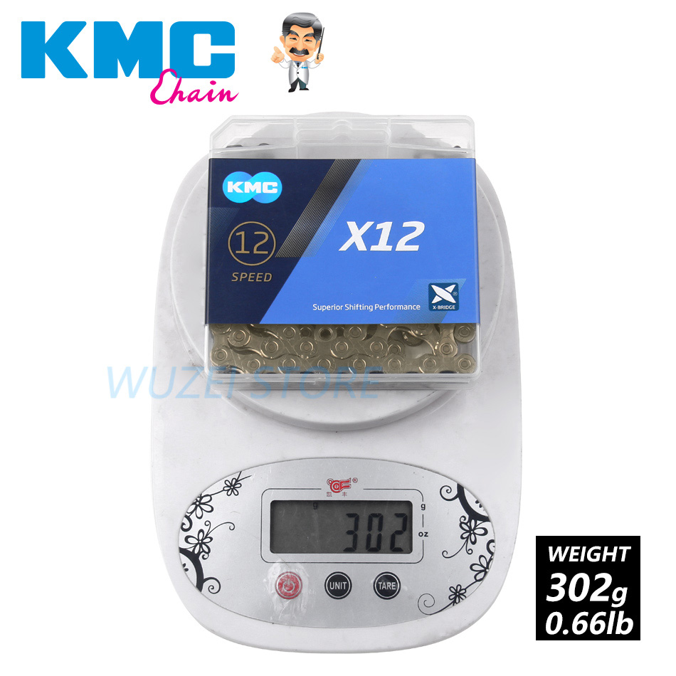 Original Boxed KMC Kette 8/9/10/11/12 Geschwindigkeit Kette X8 X9 X10 X11 X12 Z 8,3 X9L X11EL X11SL Gold/Silber MTB Rennrad Kette