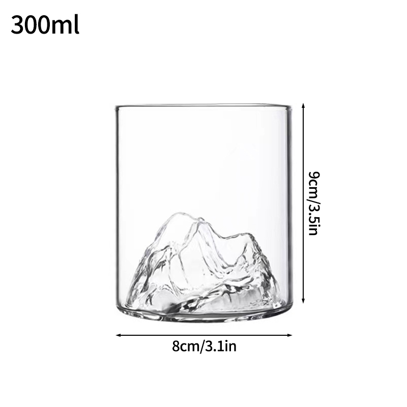 Tazas de café frío, tazas de vidrio estéticas, tazas de café helado, vasos de vidrio, tazas de cóctel, accesorios de escritorio de cocina: Castaño