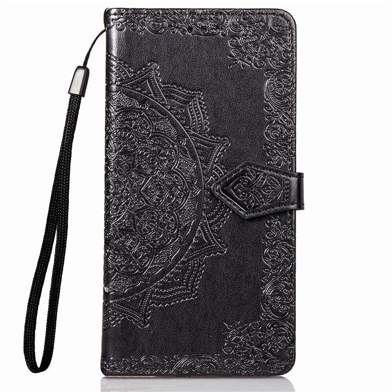 Funda de cuero de doble rosa para Letv LeEco Le Cool 1 / Coolpad Cool1 R116 C106, de flores en 3D, billetera con tapa, Funda de cuero, bolsa de teléfono: 1-Black