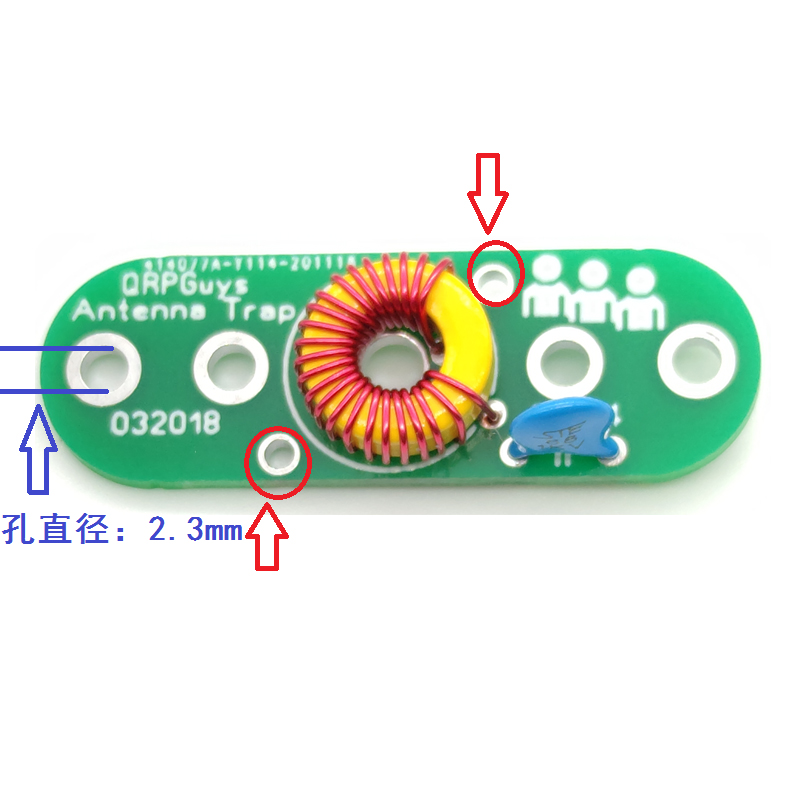 HFwire Shortwave Antenna Notch Filter QRPGuys Wire Antenna Trap Kit