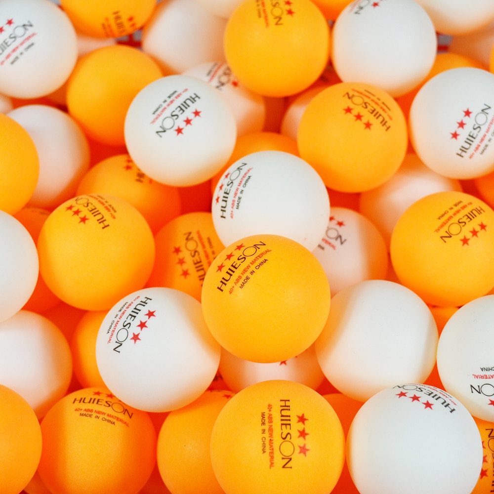 Bolas de tenis de mesa de 3 estrellas 50/100g 40 + mm, nueva pelota de plástico ABS para entrenamiento de Ping Pong, 20/2,8 Uds.