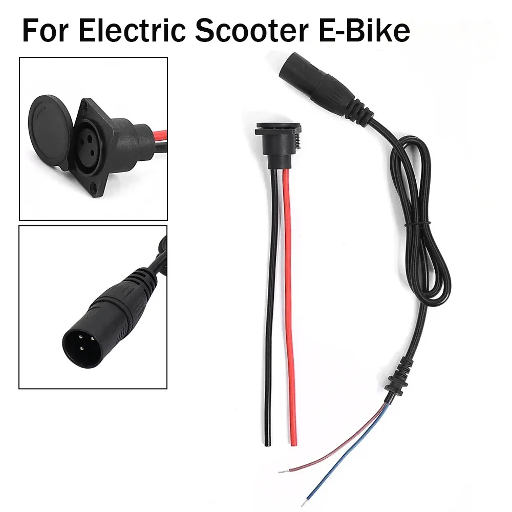 Cable de interfaz de cargador, conector de Cable, enchufe de carga para bicicleta eléctrica, macho y hembra para patinete eléctrico, enchufe de piezas de servicio Universal