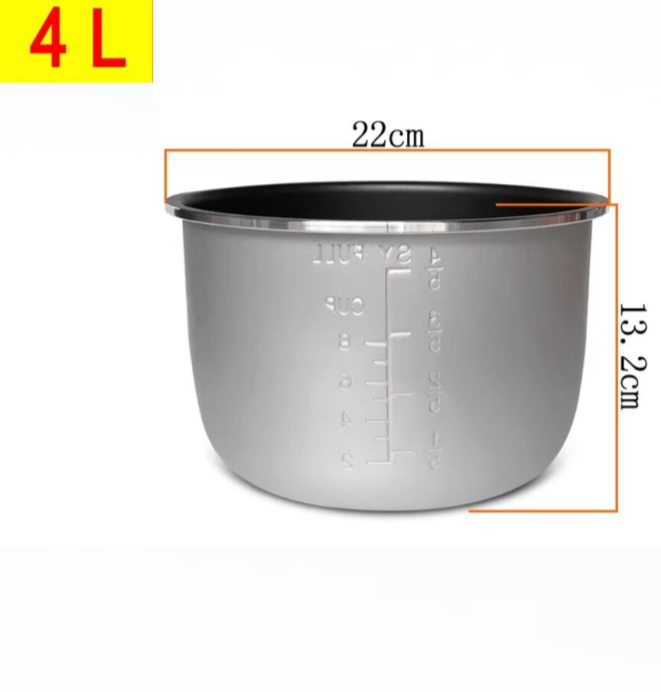 Rivestimento per fornello ad alta pressione universale addensato doppio spray cuociriso ciotola interna 2L/3L/4L/5L/6L litro rivestimento antiaderente per pentole: MULTI