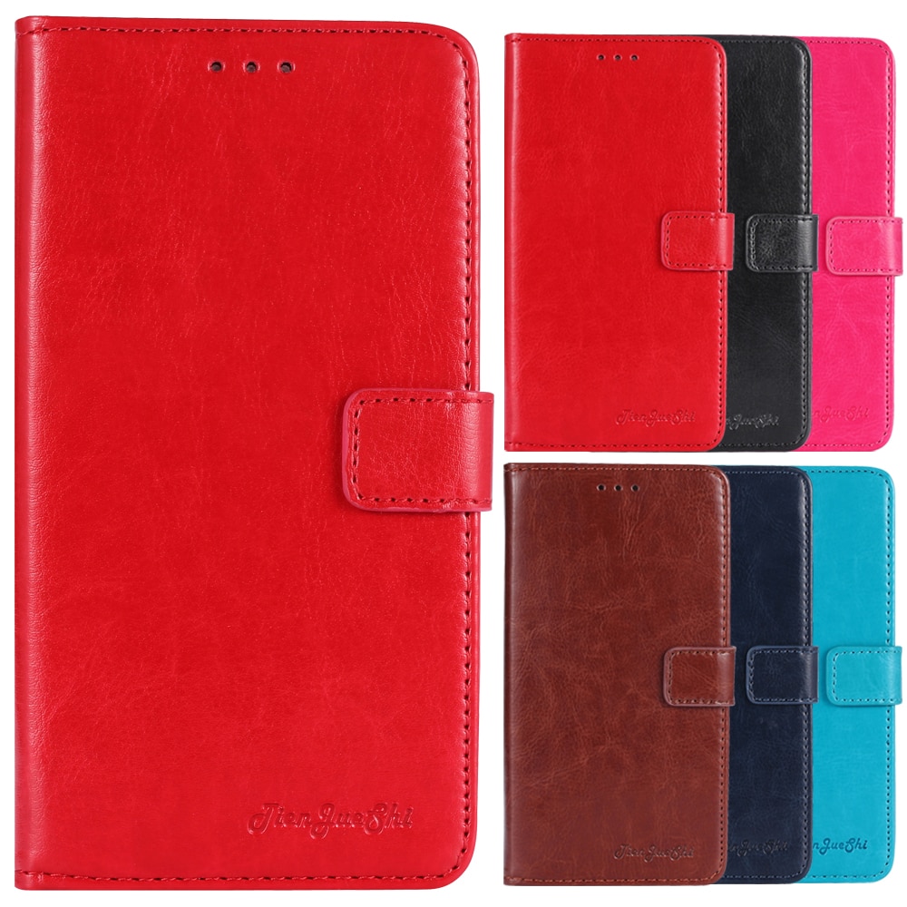 Tienjueshi Retro Magnetische Stijl Bescherming Leather Cover Telefoon Case Voor Duoduogo J3 J5 Plus Pouch Shell Portemonnee Etui Skin