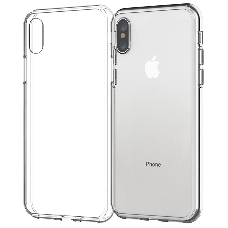 Ultratyndt, gennemsigtigt cover til apple iphone 11 12 13 14 pro xr xs max  x 8 7 6 6s plus se silikone blødt cover: Polyester