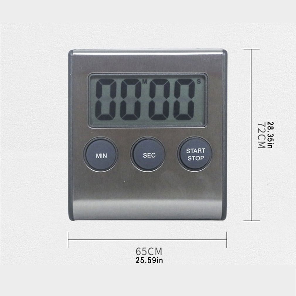 Digital Timer Abs Minute Second Timer LCD Digital Screen Kitchen Timers For Cooking Clock And Sport Accessories