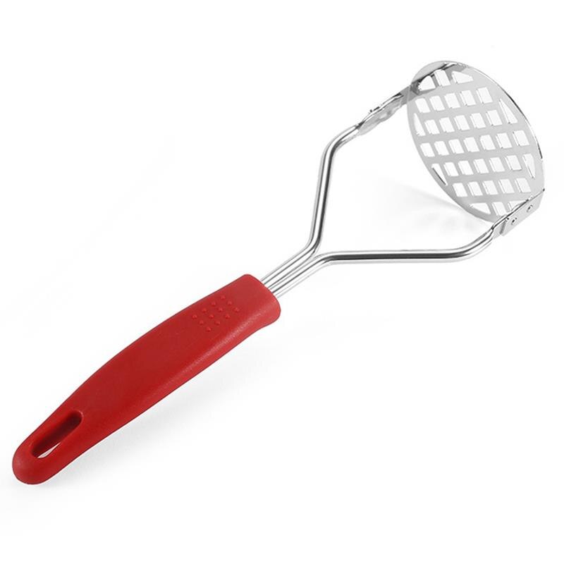 1Pc Rvs Aardappelen Modder Druk Modder Machine Aardappel Ricer Met Opknoping Gat Fruit Groente Gereedschap Voor Keuken