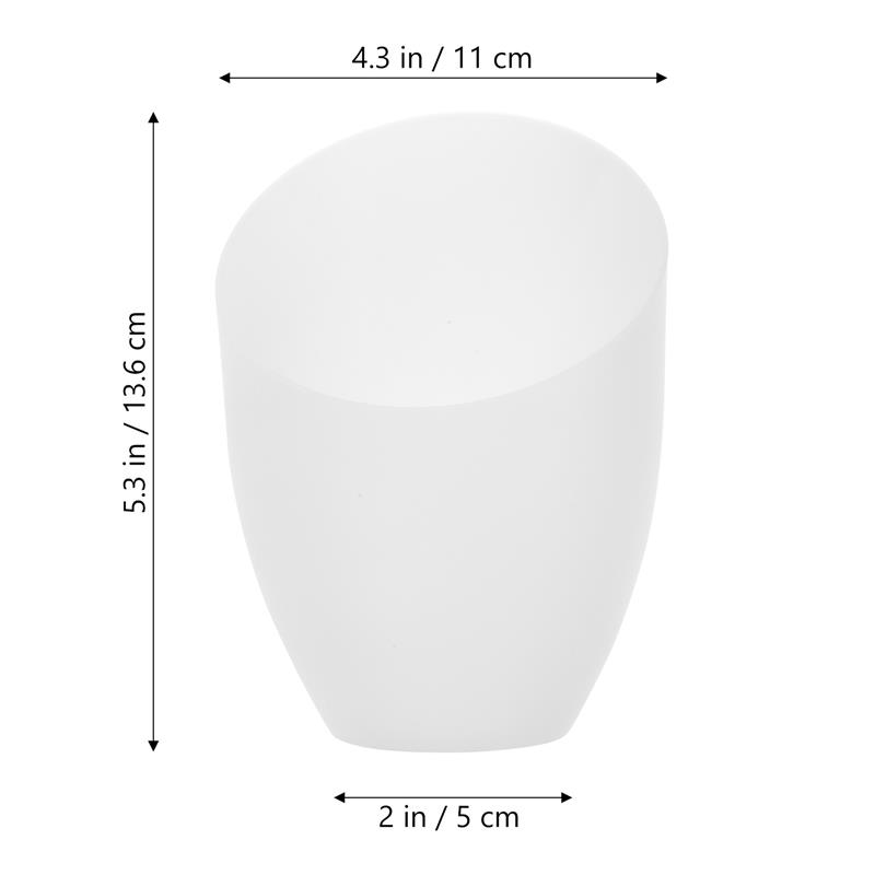 Abat-jour en fer à cheval coudé, luminaire d'ampoule, plafonniers chics pour chambre à coucher, remplacement de tulipe, accessoire de table, 5 pièces