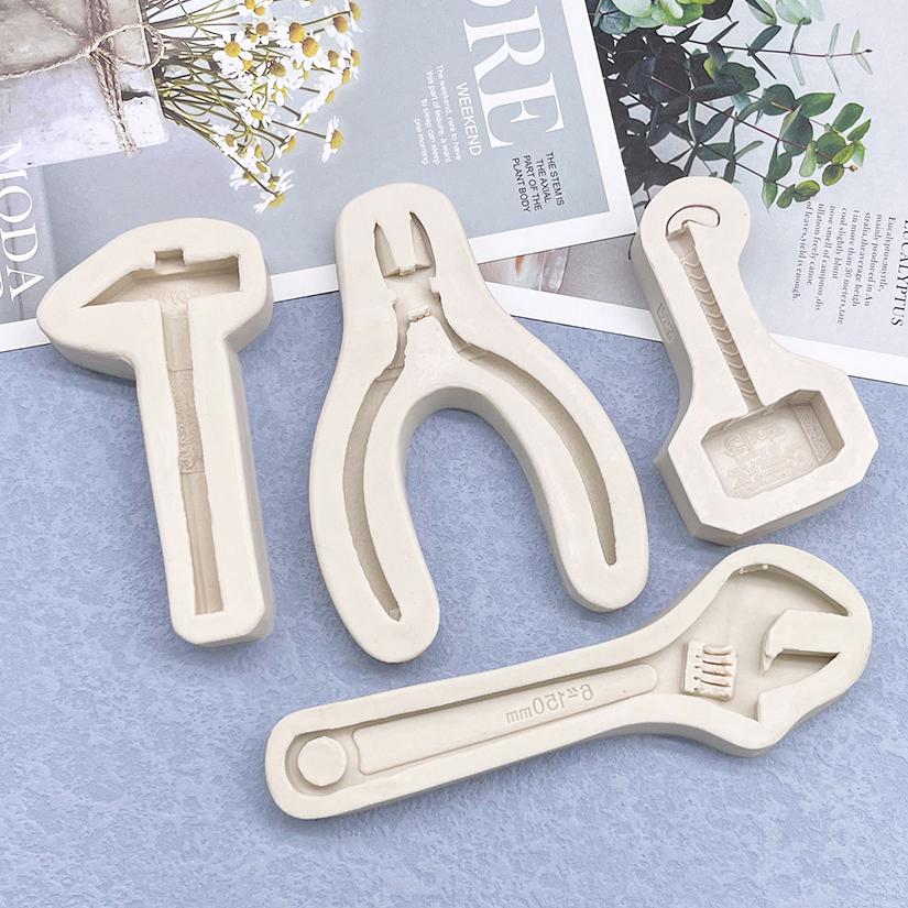 Wire Cutter Hammer Wrench Silicone Sugarcraft Mold Resin Tools Cupcake Baking Mould Fondant Cake Decorating Tools
