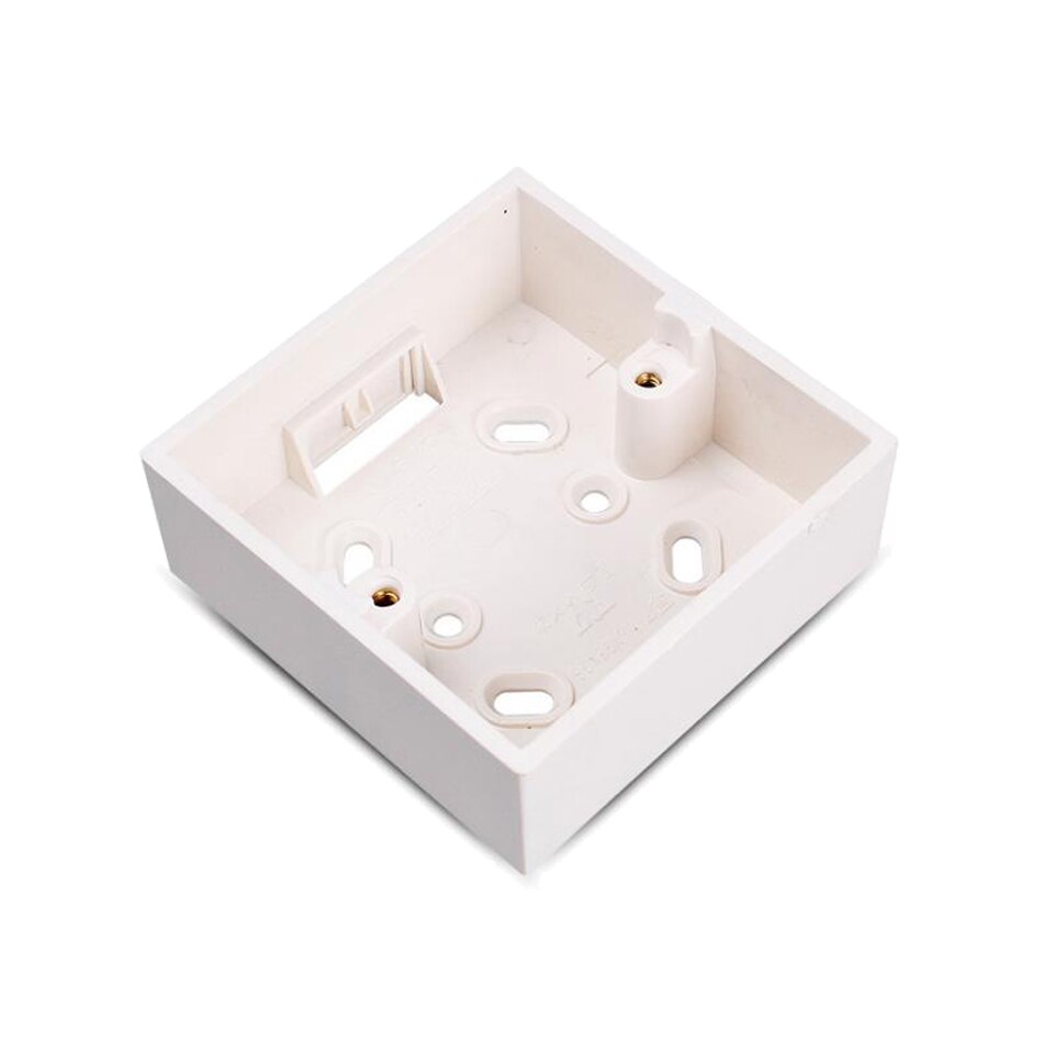 External Mounting Box 86mm*86mm*34mm for 86mm*86mm Standard Switches and Sockets Apply For Any Position of Wall Surface