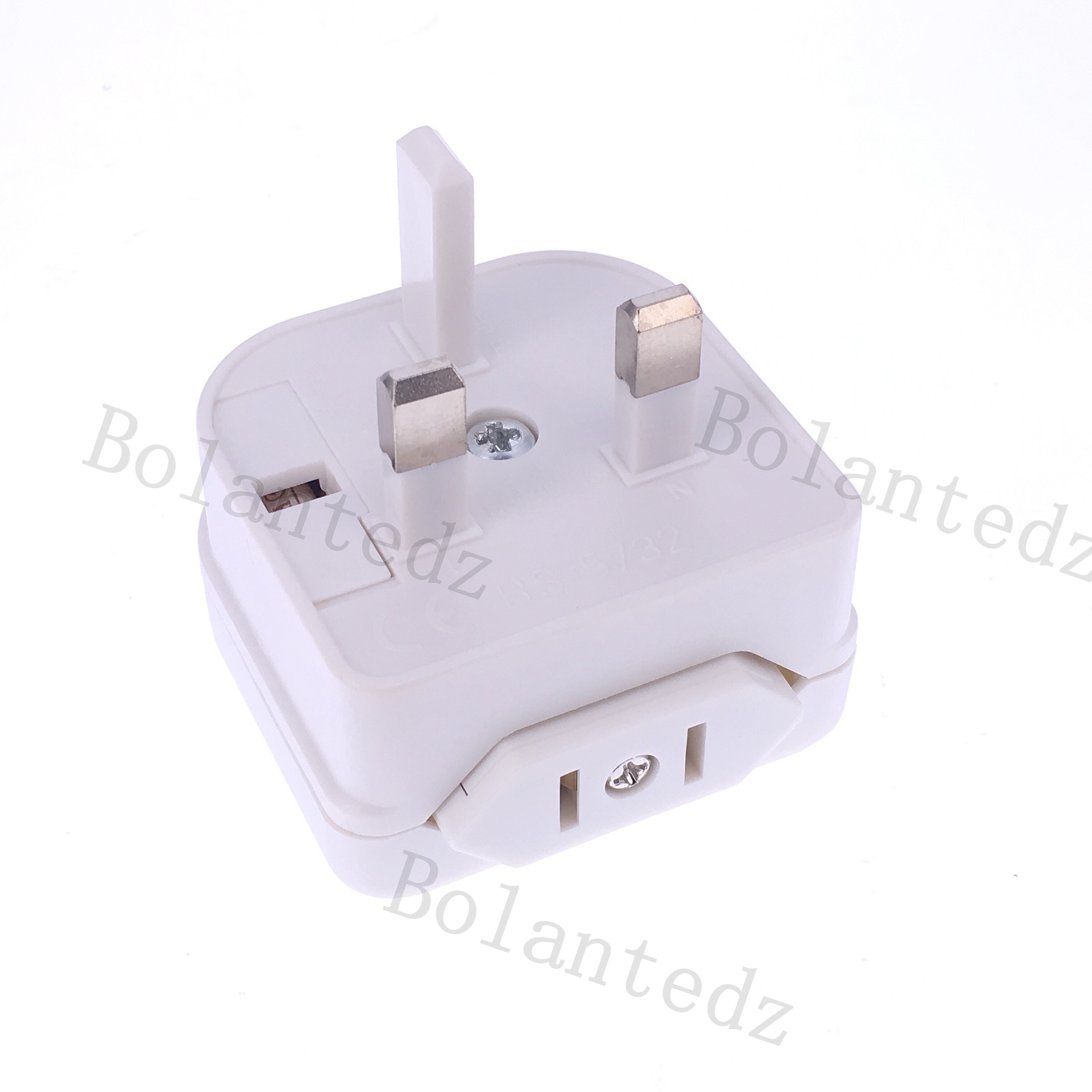 EU 2 Pin to UK 3Pin Converter Wall Connector China To EU Euro Europe Travel Power Adapter Electrical Socket Combination