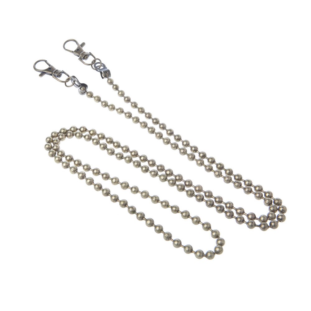 Thinkthendo Lange 120 Cm/50 Cm Luxe Mode Metalen Portemonnee Ketting Bandjes Handvat Schoudertas Cross Body Vervanging Handtas