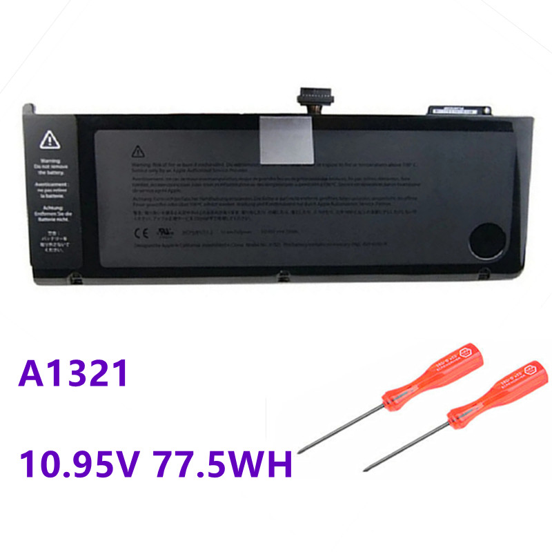 A1321 Battery for Apple MacBook Pro 15&quot; A1286 Version 020-6380-A MC118LL/A MC372 MC371 MB985 MB986LL/A 10.95V 77.5WH