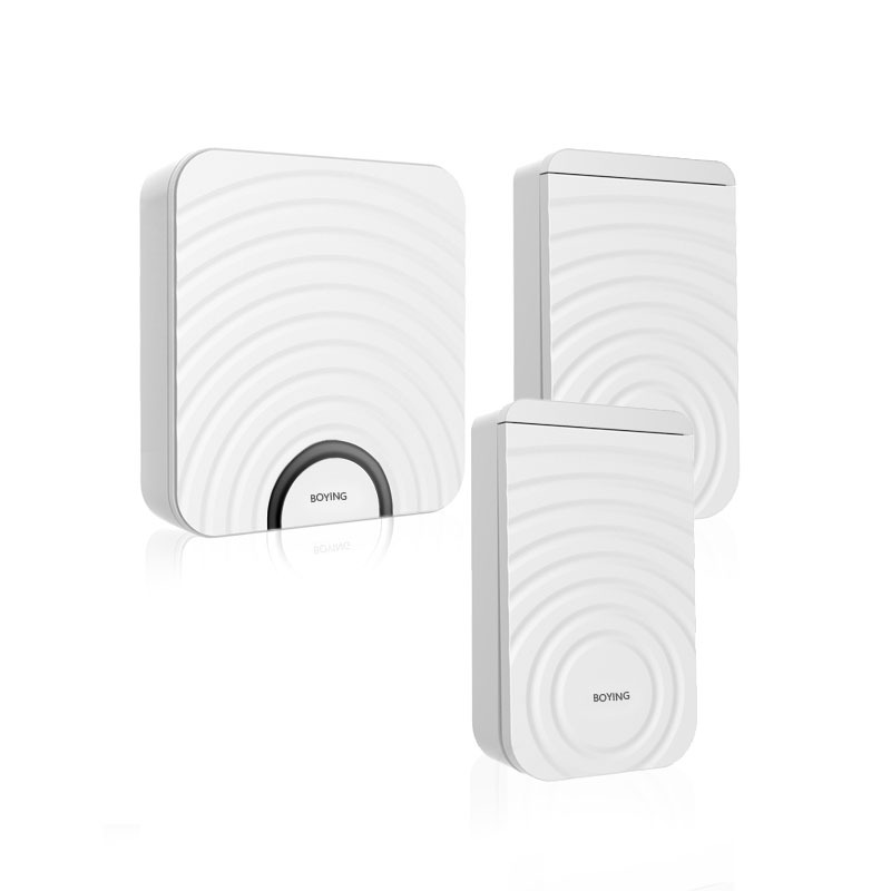 Wifi Doorbell Alarm System Intelligent Wireless Doorbell Strobe Tuyasmart App 58 Sound Compatible 433MHz Wireless Detectors