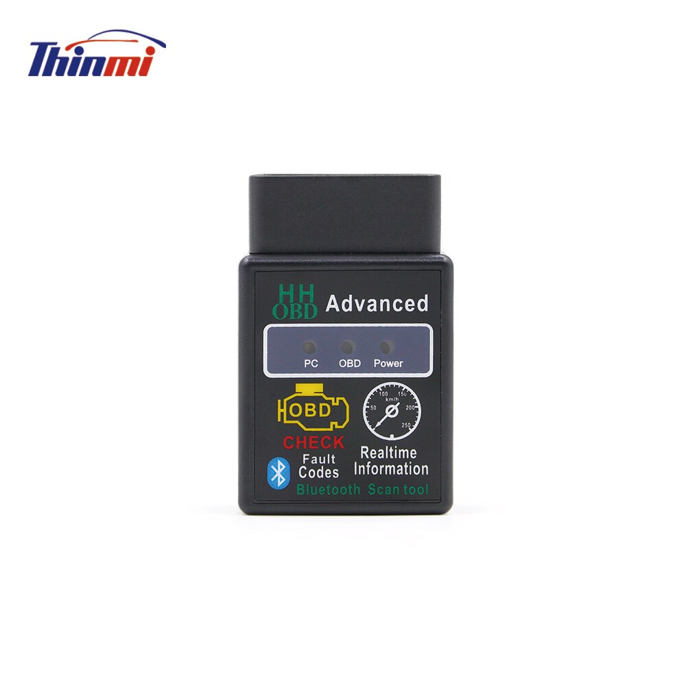 Obd2 2 obd2 elm327 v1.5 bluetooth can bus check engine outil de diagnostic automatique pour voiture adaptateur d'interface pour pc android