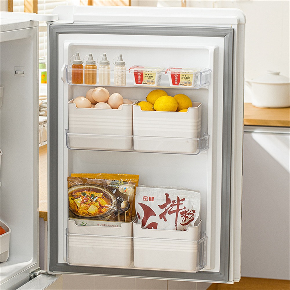 Mir de Rangement de pour Garde-Manger et Cuisine, Matériau Empilable, pour Réfrigérateur, Boîte Durable, 1 à 5 Pièces