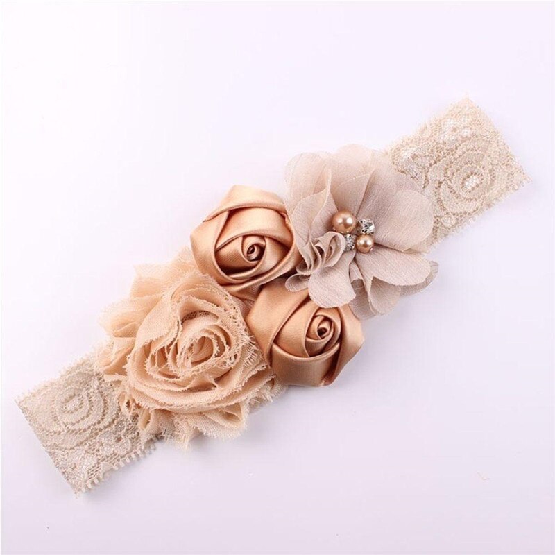 Lovely Hair Band Baby Girl's Headbands Chiffon Hair Flower Item Type Head Baby Hair Accessories: A