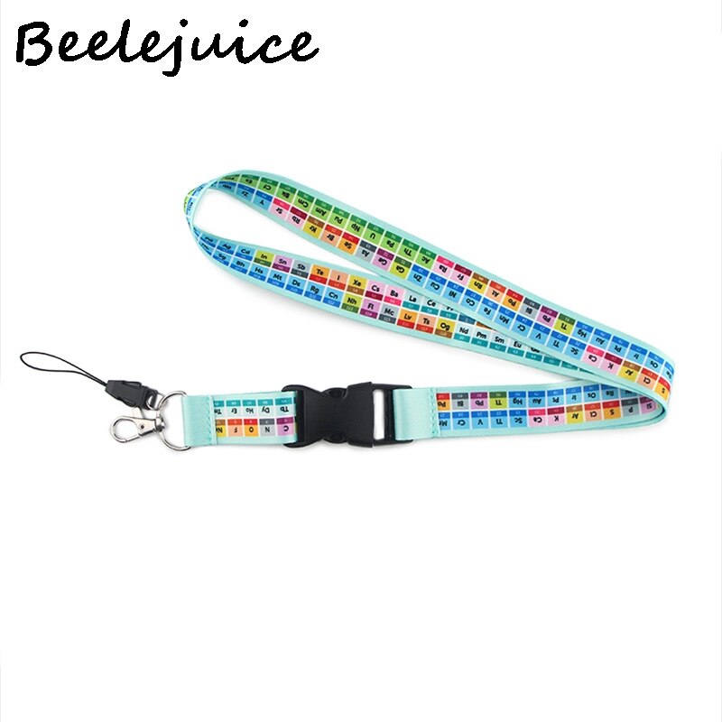 Periodic table of ele ments Lanyards Cool Neck Strap webbings ribbons Phone Keys ID Card Holder Lanyard For Keys DIY Hang Ropes