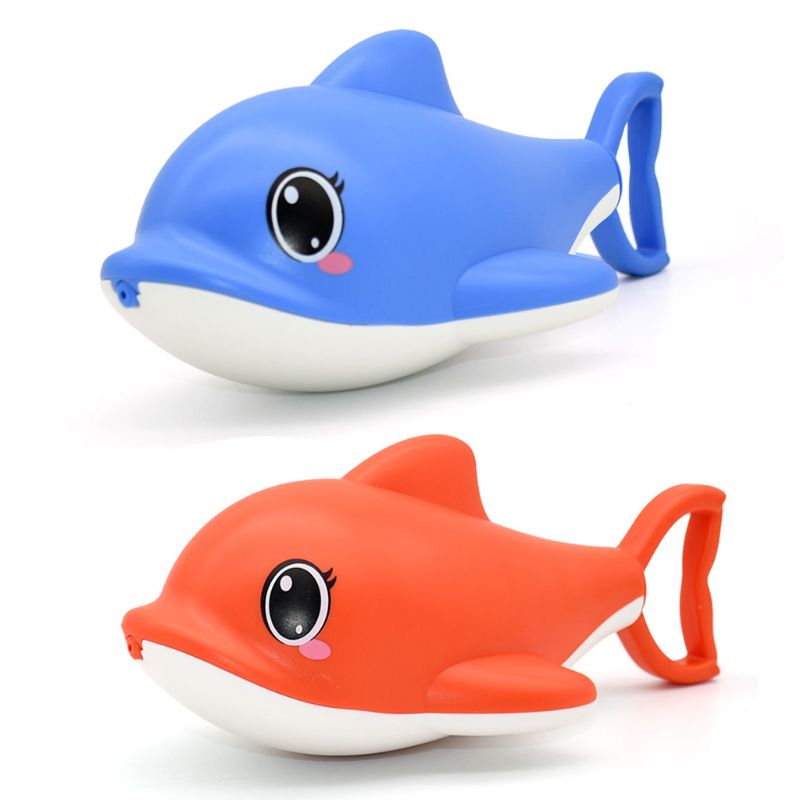 2pcs Dolphin Shape Summer Water Squirt Toy Sprayer Blaster Children Outdoor Game Q22D: Default Title