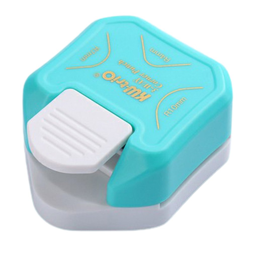 3 In1 Mini Corner Trimmer Corner Durable Rounder Punch Round Corner Trimmer DIY Paper Cutter Card Scrapbooking Punch: blue