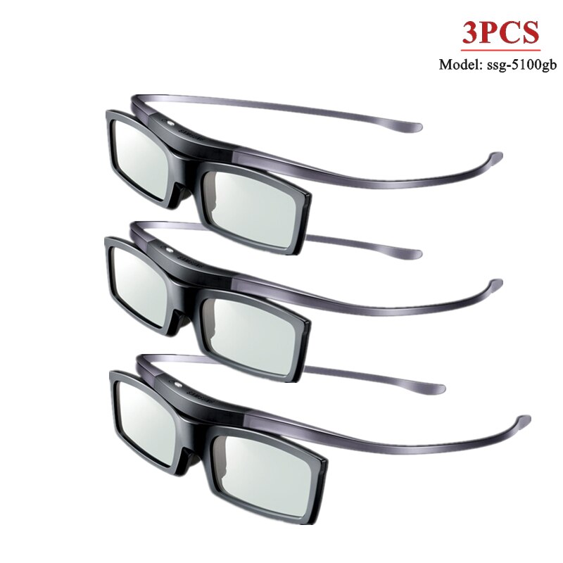 Originele Ssg-5100GB 3D Bluetooth Actieve Eyewear Bril Voor Alle Samsung/Sony Tv Serie SSG5100 3D Bril: 3pcs