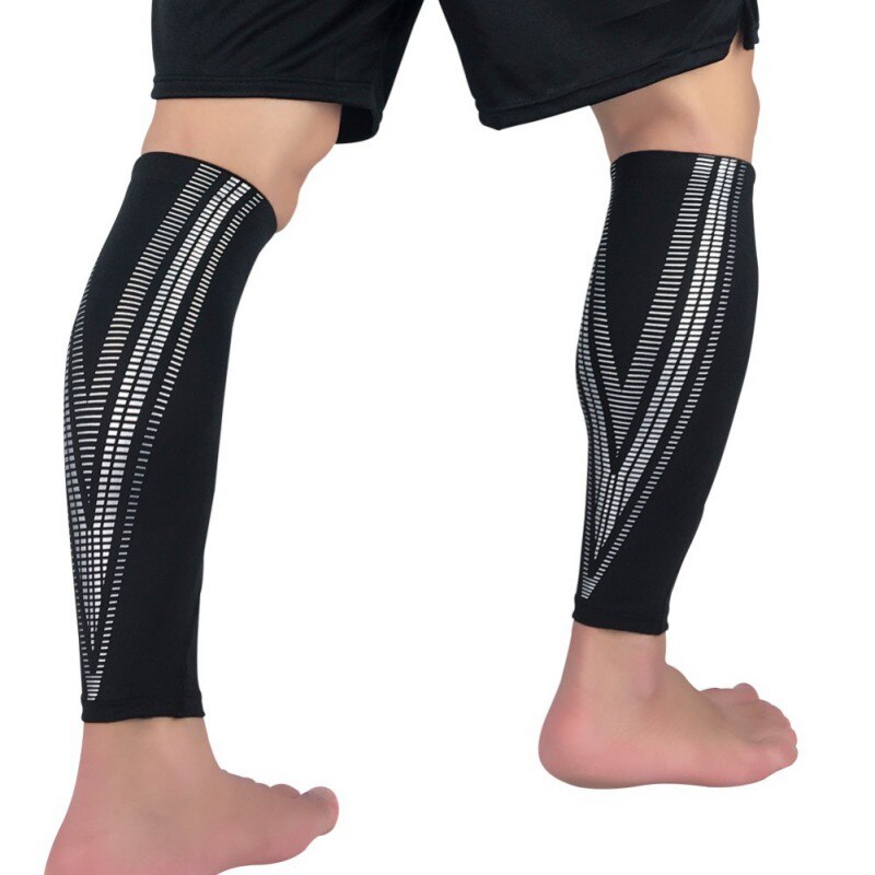 1 Uds. Calentadores fútbol baloncesto deporte bicicleta pantorrilla pierna soporte elástico manga compresión ejercicio Leggings