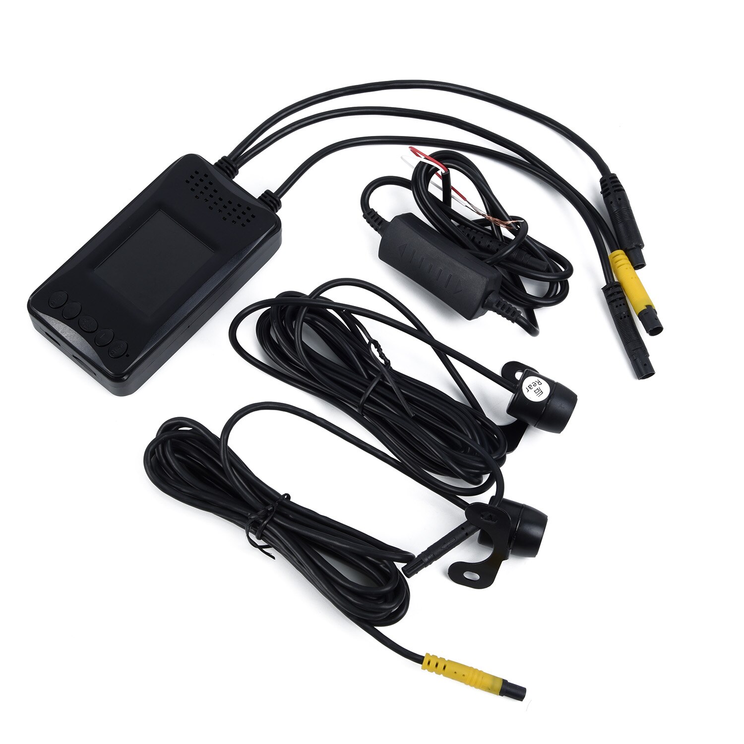 Dual Camera Motorcycle DVR AVI Video Recorder Tachograph Driving Multi-language