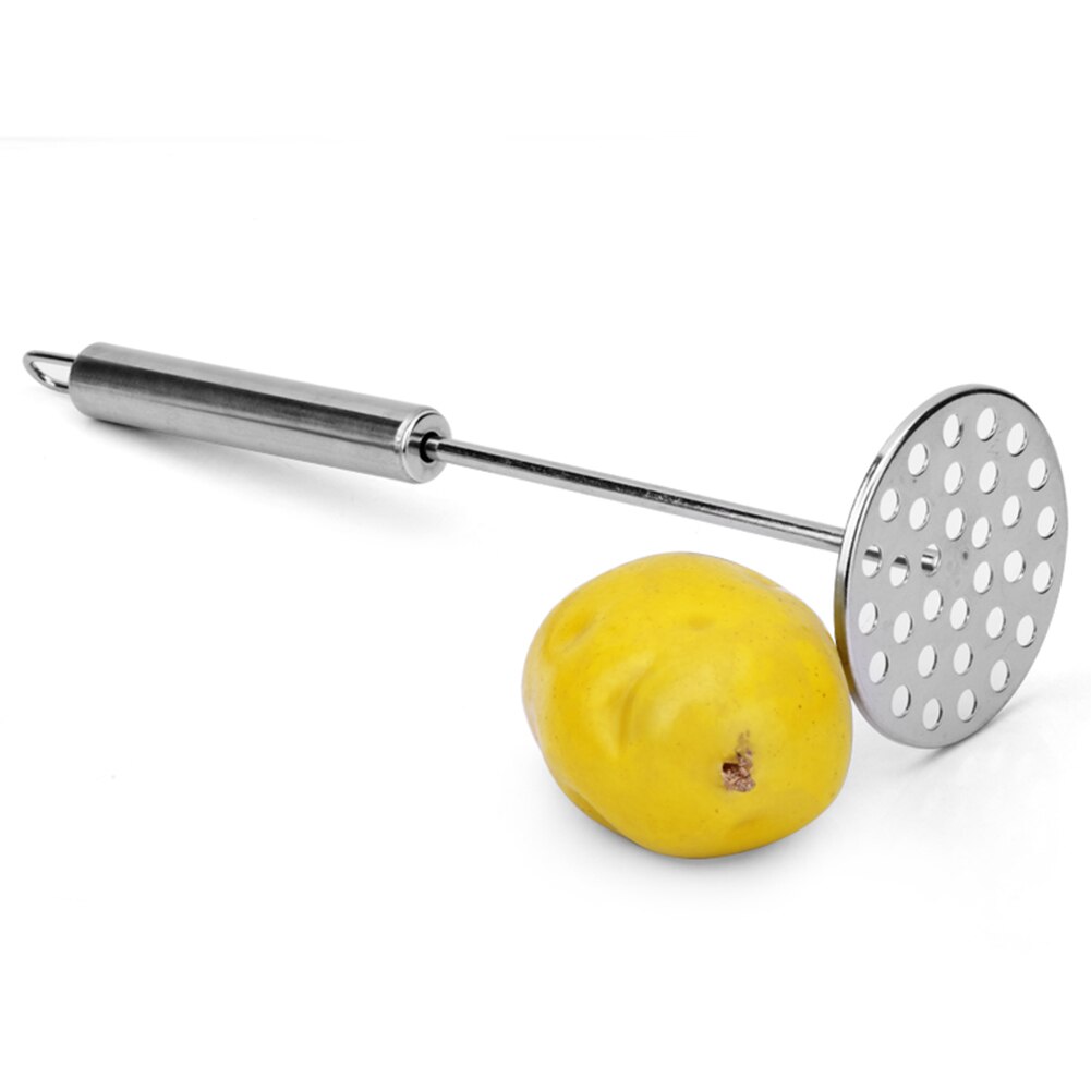 Edelstahl Kartoffel Drücker Glatte Püriert Gedrückt Kartoffel Stampfer Ricer Püree Saft Hersteller Kartoffeln Brecher Obst Werkzeuge
