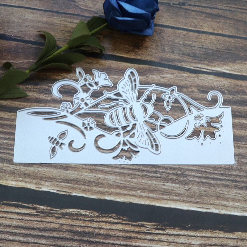 Irregular Frame Animal Bee Metal Cutting Dies for DIY Scrapbooking and Card Making Decorative Embossing Craft