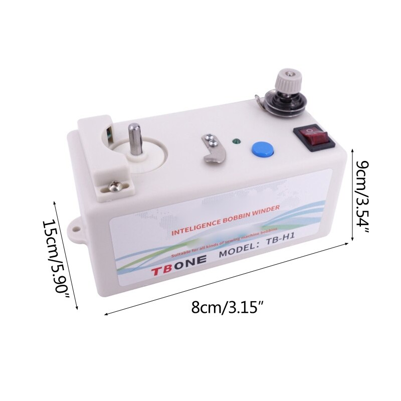 Automatic Bobbin Winder Embroidery Machine Bobbin Fast Winding Device for Beginners Professionals Adults Kids