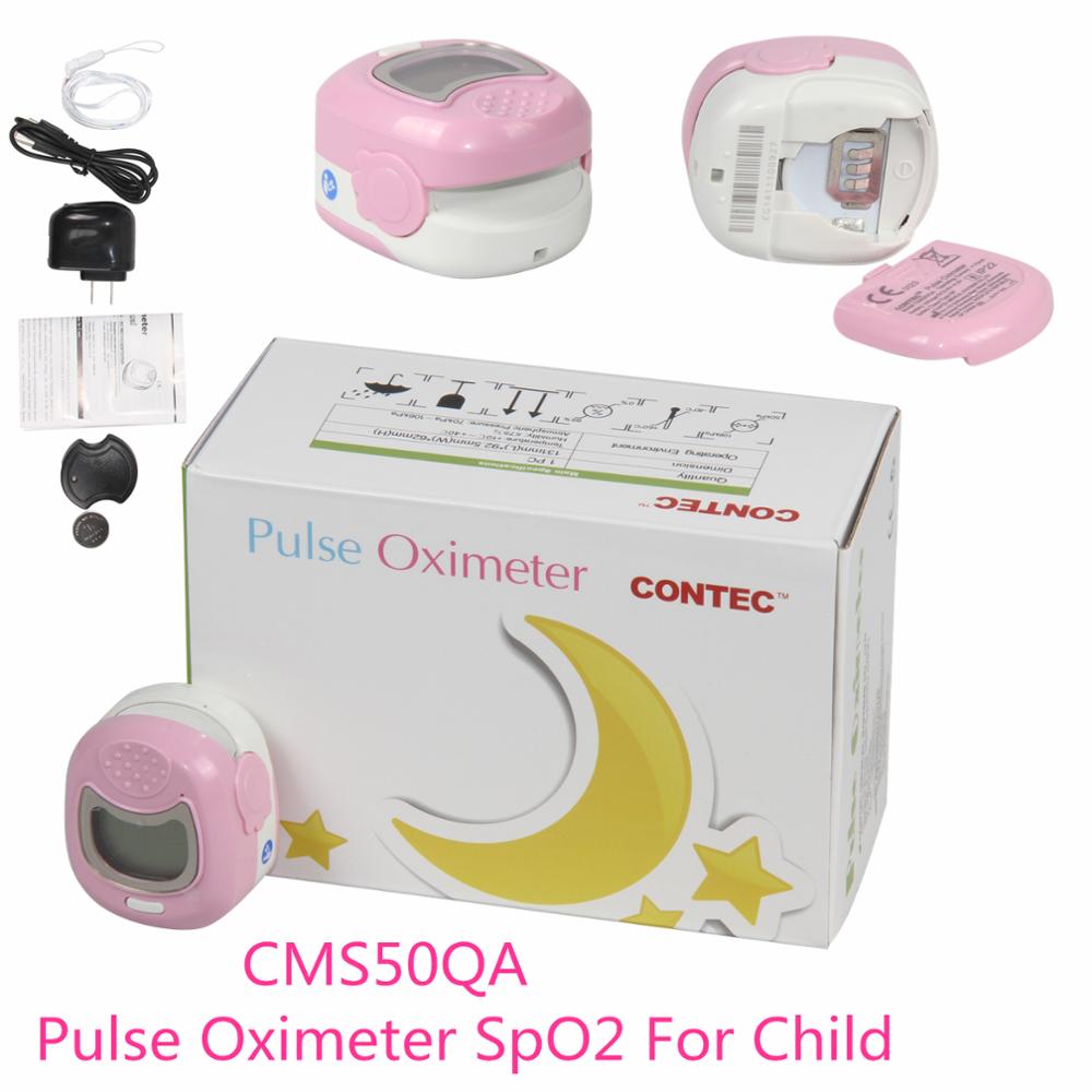 Contec cms 50qa pædiatrisk baby puls børn fingerspids puls oxygen blod spo 2 pædiatrisk oximeter monitor oximetro hjem