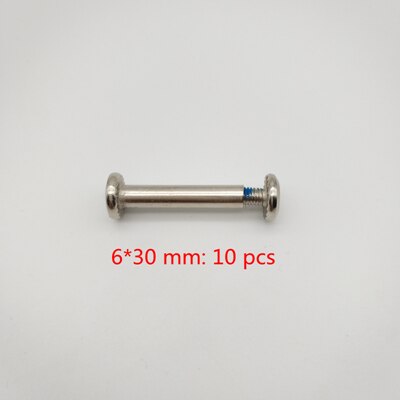 inline skate axle roller skate parts skate screw scooter axle 6x30 mm 10 pcs / lot: 6x30