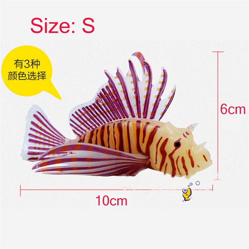 1pc glow in dark kunstmatige aquarium koraalduivel ornament aquarium aquarium decoratie kwallen huisdier decoratie voor