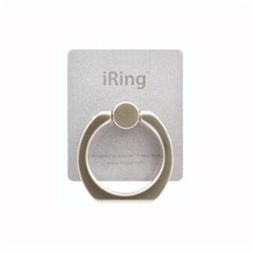 Telefonholder universal mobiltelefon iring 3d stativ finger grep stativ for iphone 11 pro max  xs 8 7 pluss finger ring holder: Sølv
