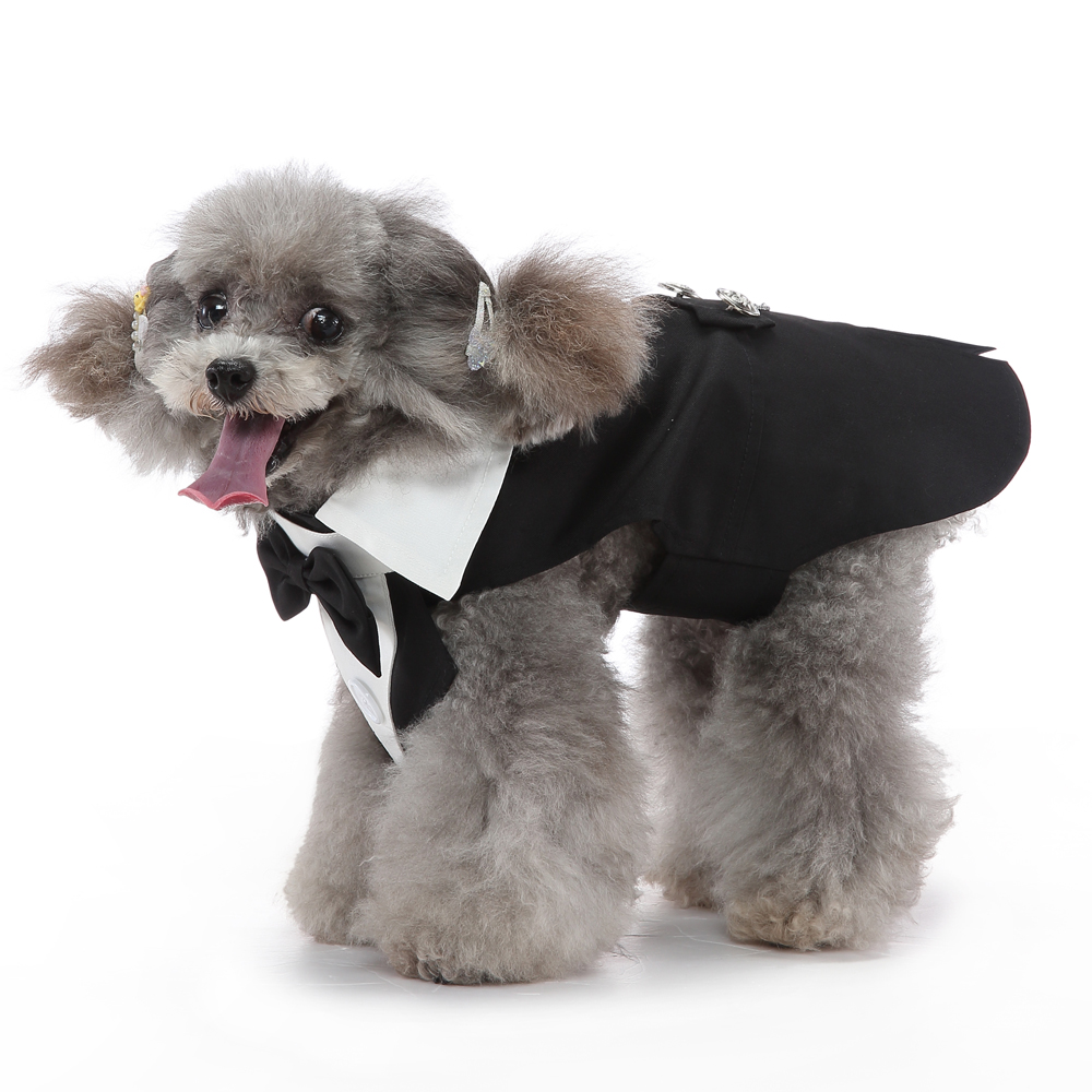 Kerst Hond Kostuum Hond Halloween Kleding Hond Bruiloft Outfit Kleding Bruiloft Shirt Kleding Formele Smoking voor Teddy Bulldog