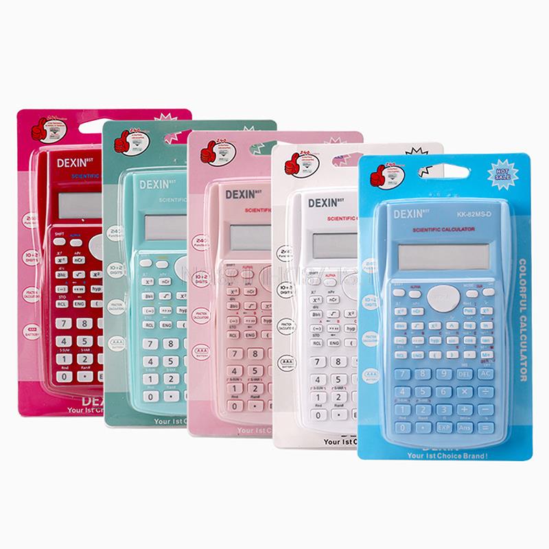 Multifunctional Scientific Function Calculator for Student Exams Engineering Slipcase Calculator School Study Supplies