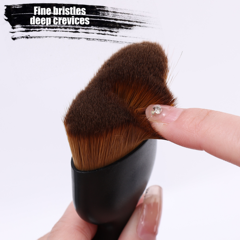 Brosse de nettoyage d'intérieur de voiture, Console centrale, sortie d'air, lavage doux avec couvercle de coque, dépoussiérage automatique des crevasses