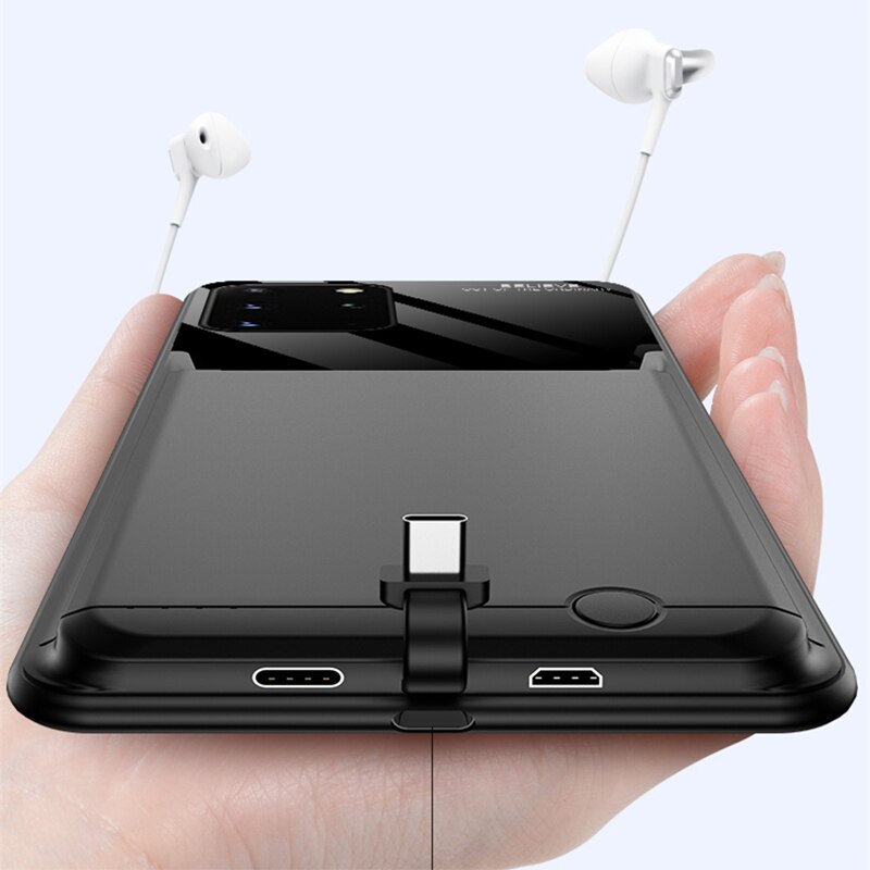 10000mAh Ultra-thin battery charger case For Samsung Galaxy S20+ S20 Plus S8 S9 S10 Plus S8 Plus Battery With line Power Bank