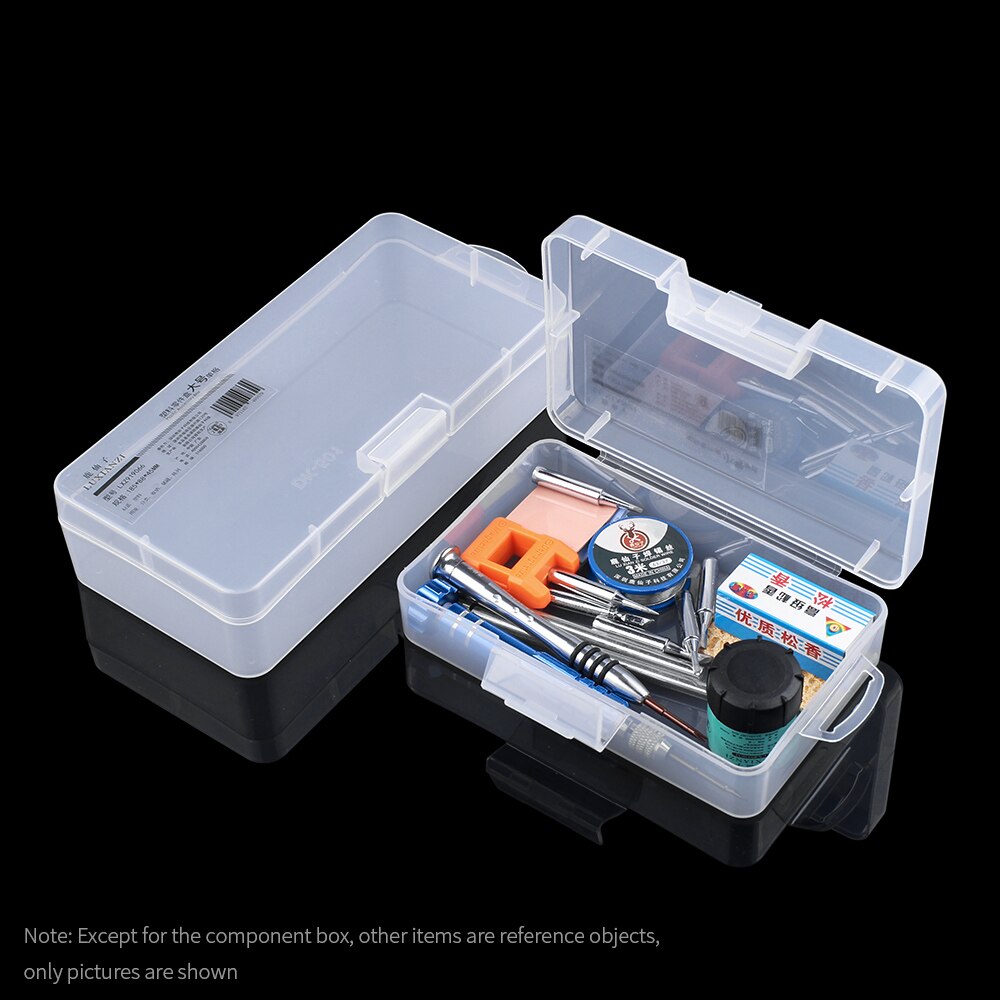 Luxianzi Draagbare Plastic Organizer Box Voor Kleine Dingen Deel Schroeven Container Toolbox Draagbare Sieraden Tool Case Opbergdoos