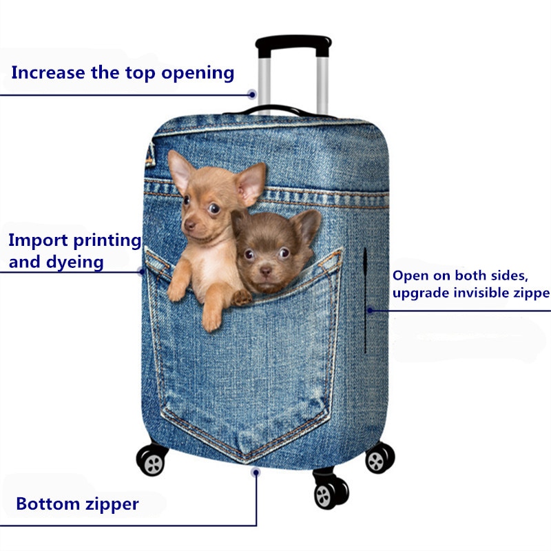 Yesello Travel on Road Luggage Cover Protective Suitcase Cover Trolley Case Travel Luggage Dust Cover 18 to 32inch