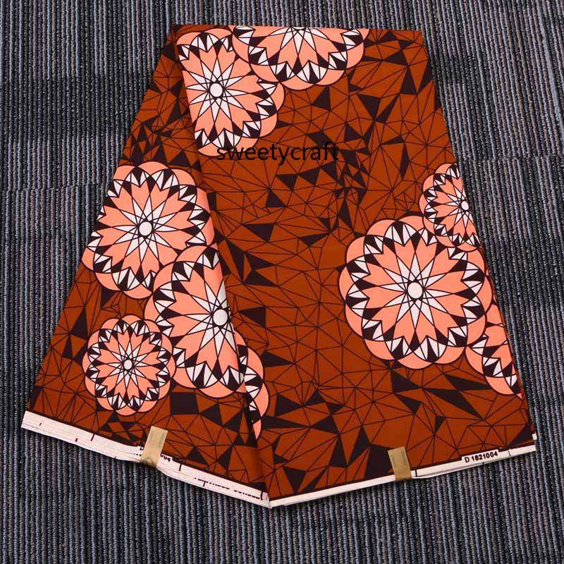 100% Polyester Afrikaanse Stof Wax Plain Print Nederland Pagne Holland Naaien Feestjurk Tas Ankara Doek