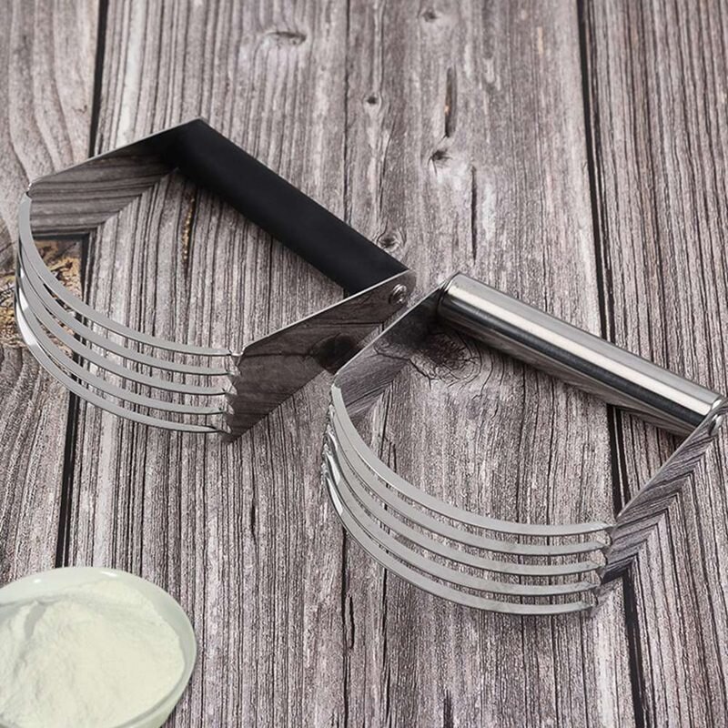 Stainless Steel Dough Blender Cream Flour Mixer Pastry Cutter Blade Powder Feeder Scone Oil Surface Mixed Pressure Mixer