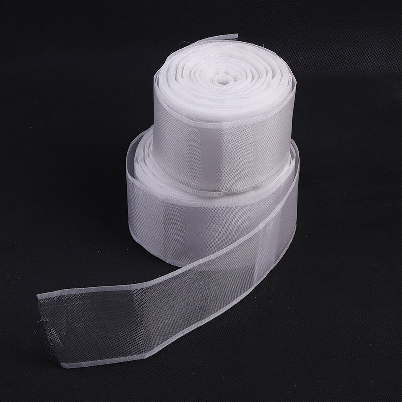 Transparent gardintape krok gardiner stavband diy vit gardin polyester tejp för gardintillbehör  cp101 & c
