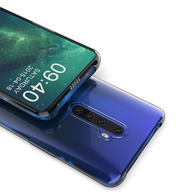 Carcasă de telefon de lux pentru oppo reno ace  z 2z 2f reno 2 2 f pro 10x ace 2 eva 5g, carcasă spate transparentă din silicon moale tpu