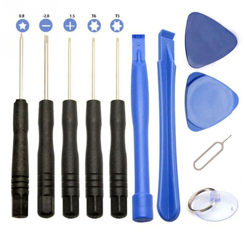 Kit de reparo 19 em 1/8 em 1 para telefones celulares, com abertura de tela, mini chave de fenda, ferramentas para telefones samsung iphone e samsung