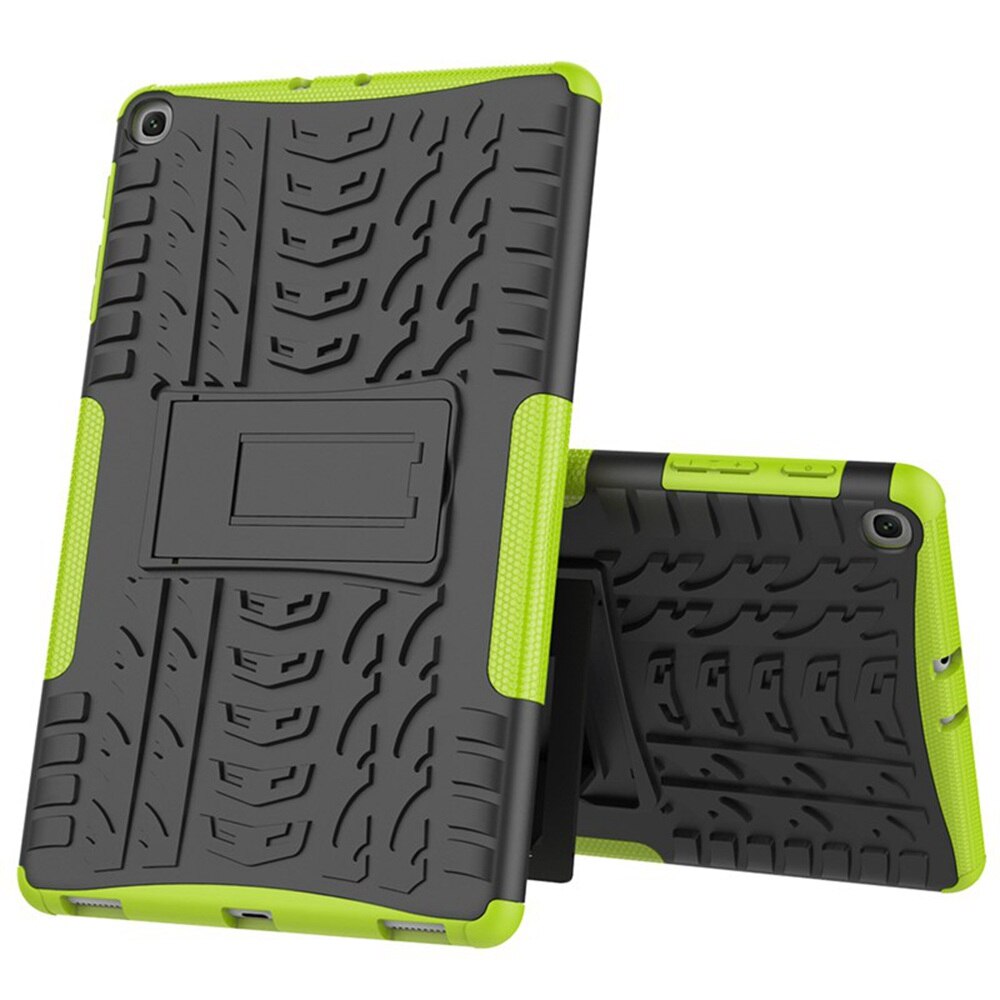Funda Armor para Samsung T510 Tab A , funda de SM-T515 de 10,1 pulgadas para galaxy sm-T510, Tablet de TPU + PC, funda con soporte