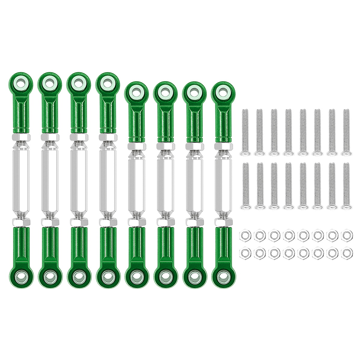 8 st metalldragstång styrservolänk länkar arm styrstångsändar för wpl  b14 c14 c24 c-14k c -24k mn -90 mn-45 mn-99 1/16 rc bil: Lila