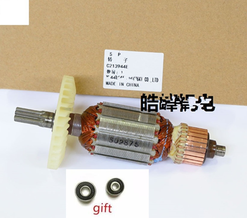 AC220-240V 6 teeth Rotor Motor Armature C213944E 360875E for HITACHI DH38MS DH38SS DH38YE2 Drill Hammer