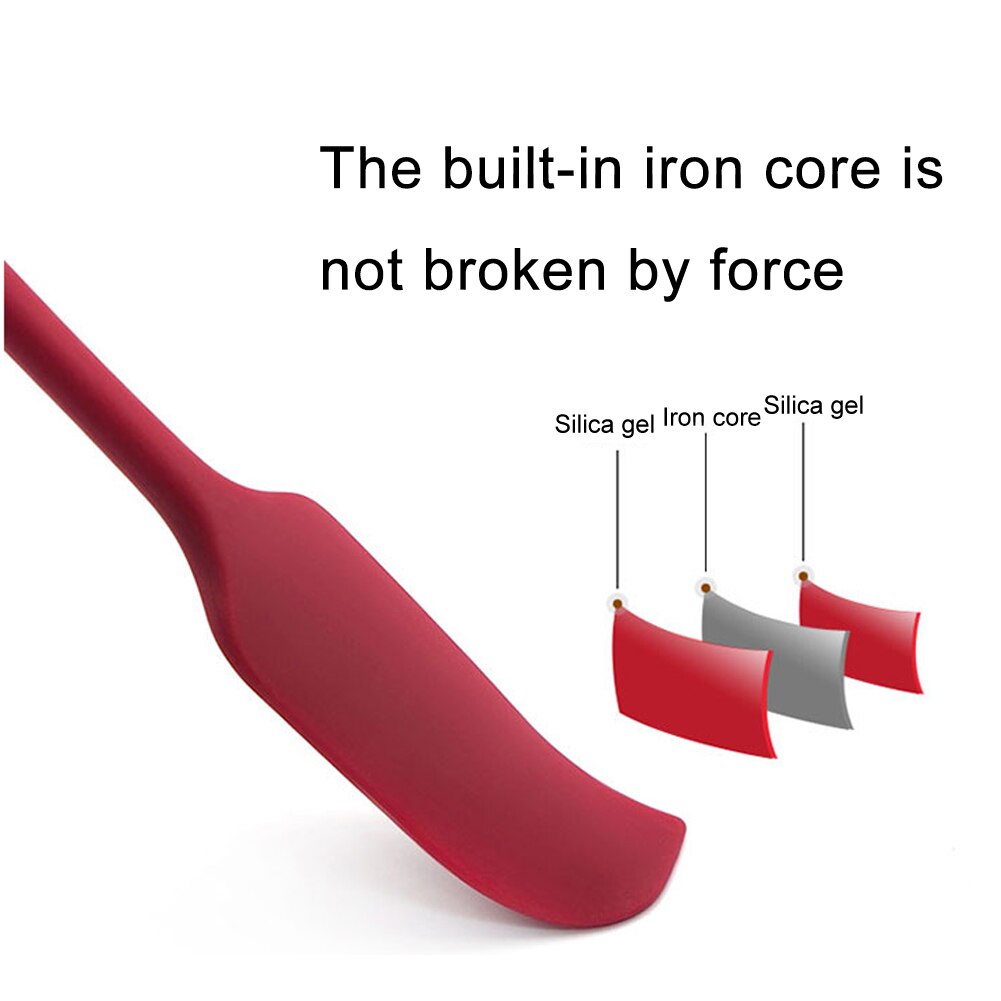 4pcs Hanging Non Stick Heat Resistant Kitchen Utensils Restaurant With Hole Silicone Spatula Set Portable Dishwasher Safe Home