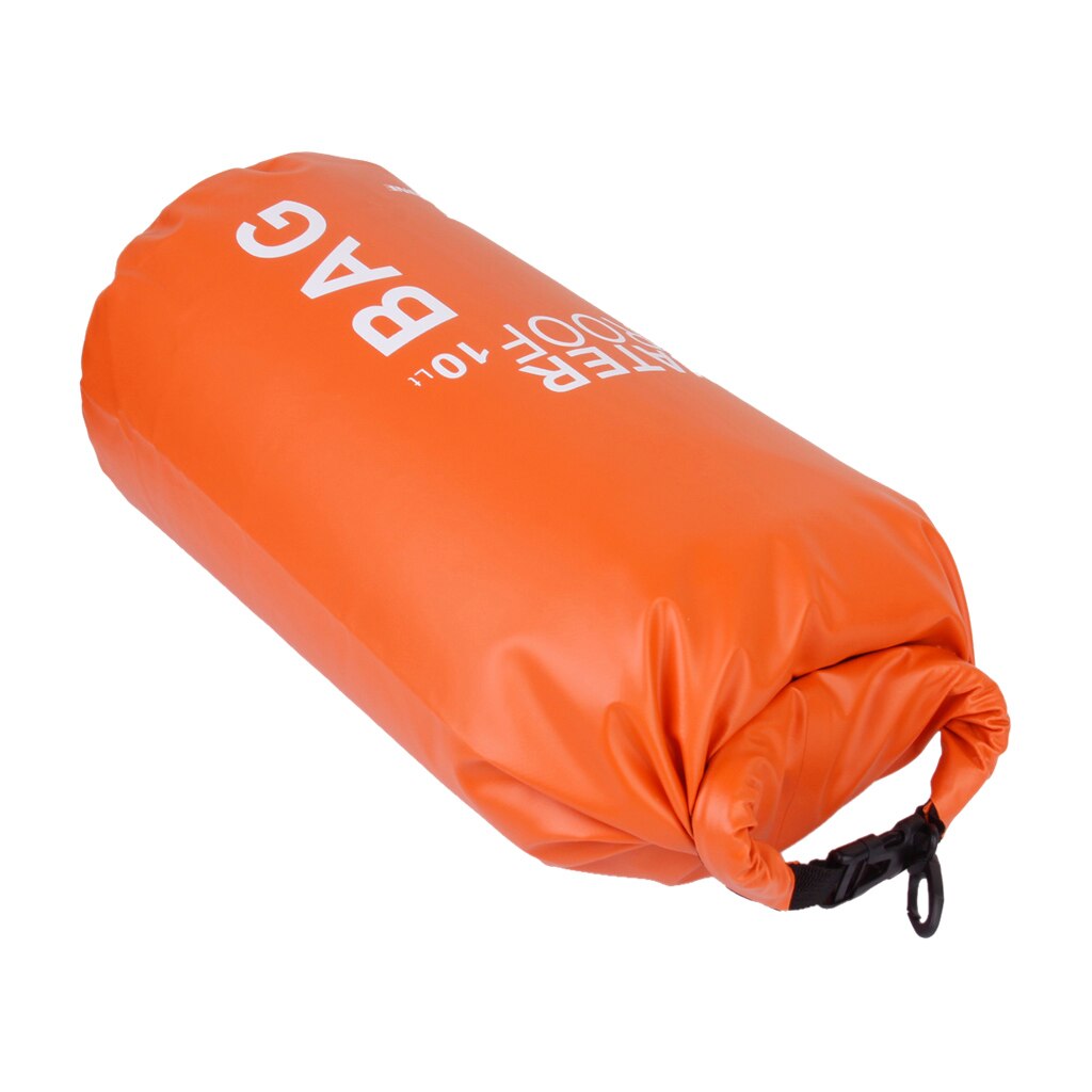 Outdoor Kayaking 2L 5L 10L 15L Waterproof Storage Dry Bag Sack Pouch Camping Rafting River Trekking Floating Sailing Canoe Boa: 10L Orange